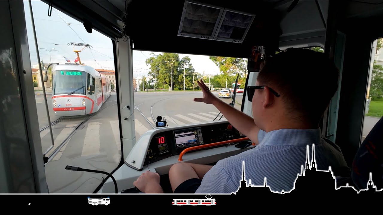 Posilová jednička na IGNIS BRUNENSIS 2024 🚋 Cab view tram Brno