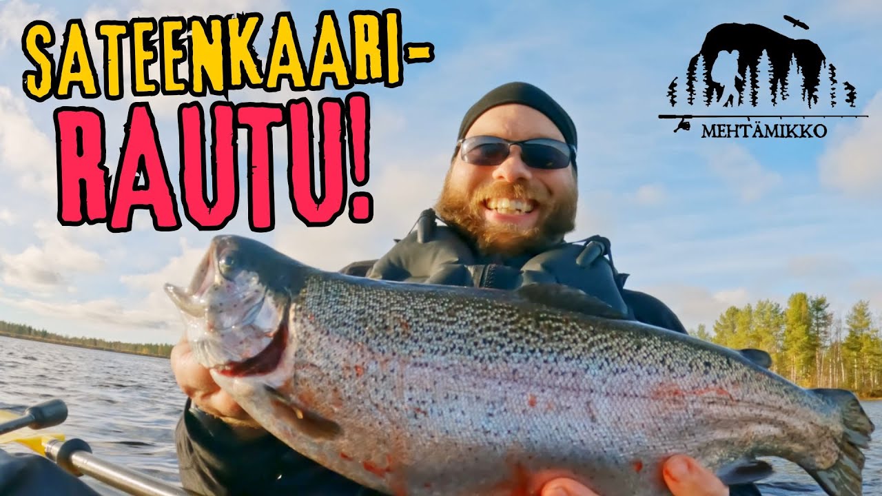 SATEENKAARIRAUTUA IIJOELTA 🎣 – Kalassa packraftilla