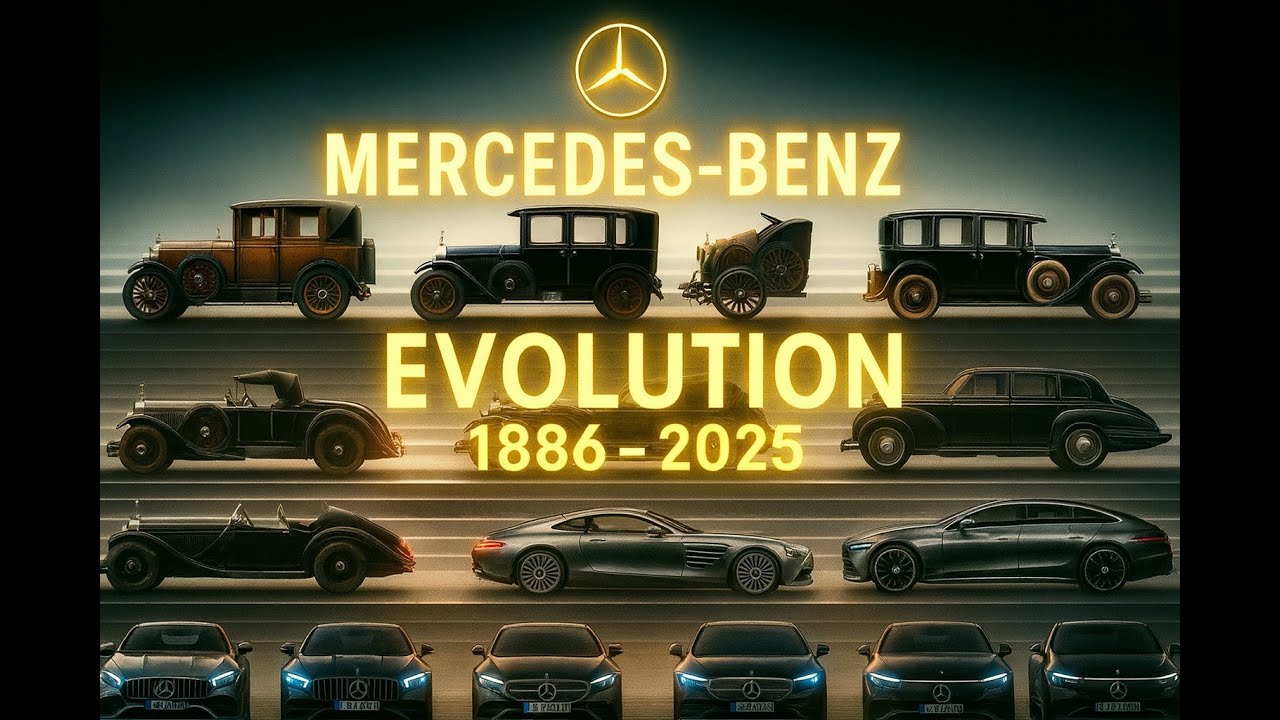 Evolution of Mercedes-Benz Cars 🚗 From 1886 to 2025 | Die Entwicklung | L’évolution des voitures