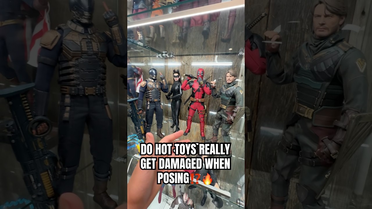 DO HOT TOYS REALLY GET DAMAGED WHEN POSING⁉️🔥 #hottoys #actionfigures #fail #toyreview #collection