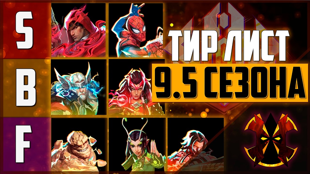 MARVEL RIVALS SEASON 9.5 TIER LIST