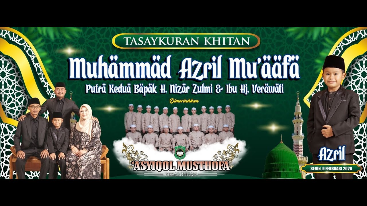 🔴 [LIVE] DANAWARIH TEGAL BERSHOLAWAT BERSAMA 'ASYIQOL MUSTHOFA PEKALONGAN