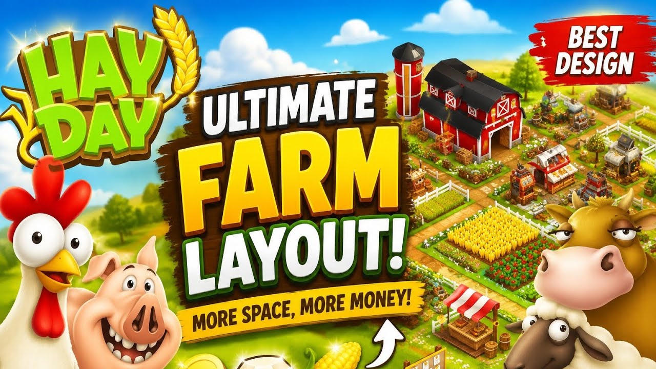  LEVEL 45 FARM DESIGN TOUR! | BEAUTIFUL HAY DAY FARM LAYOUT IDEAS ✨ #hayday