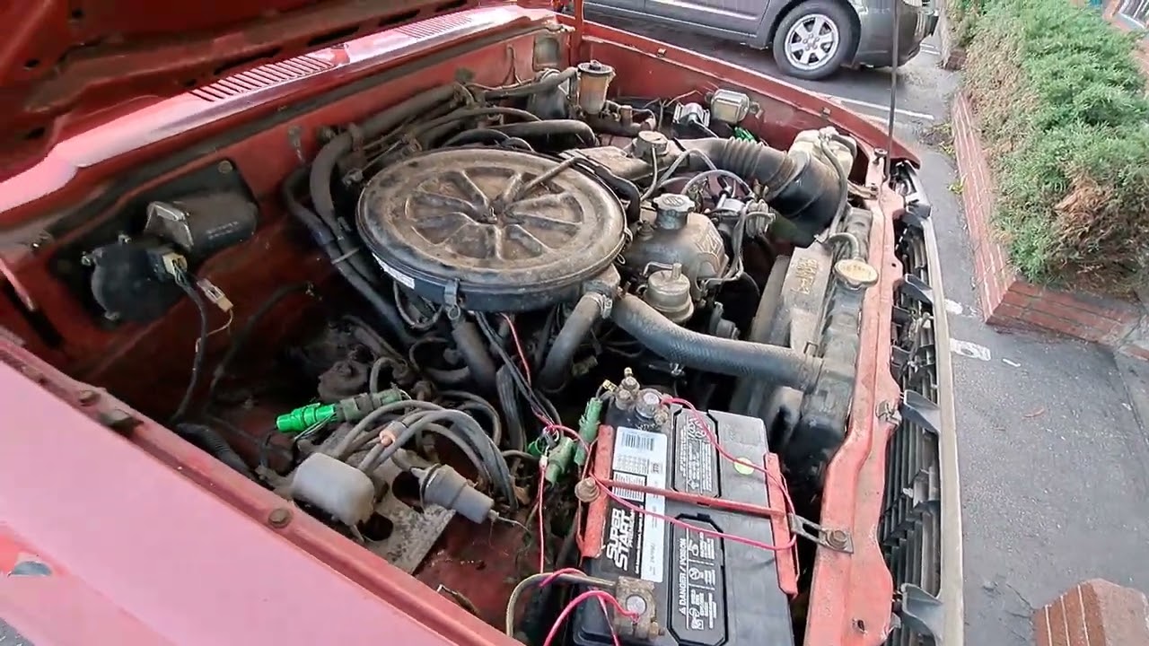 1981 Toyota pickup sr5 22R rough idle miss fuel cut out idle cut solenoid fix emissions computer
