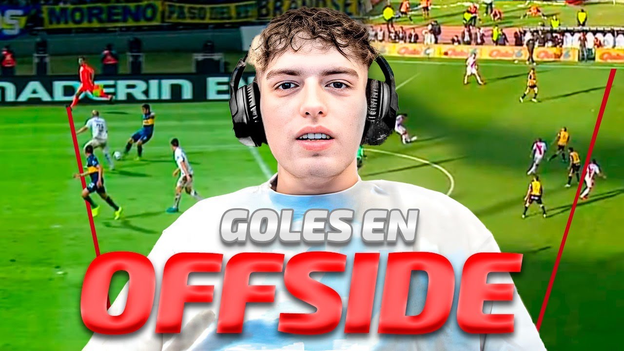 DAVOO XENEIZE REACCIONA A GOLES EN OFFSIDE EN EL FUTBOL ARGENTINO