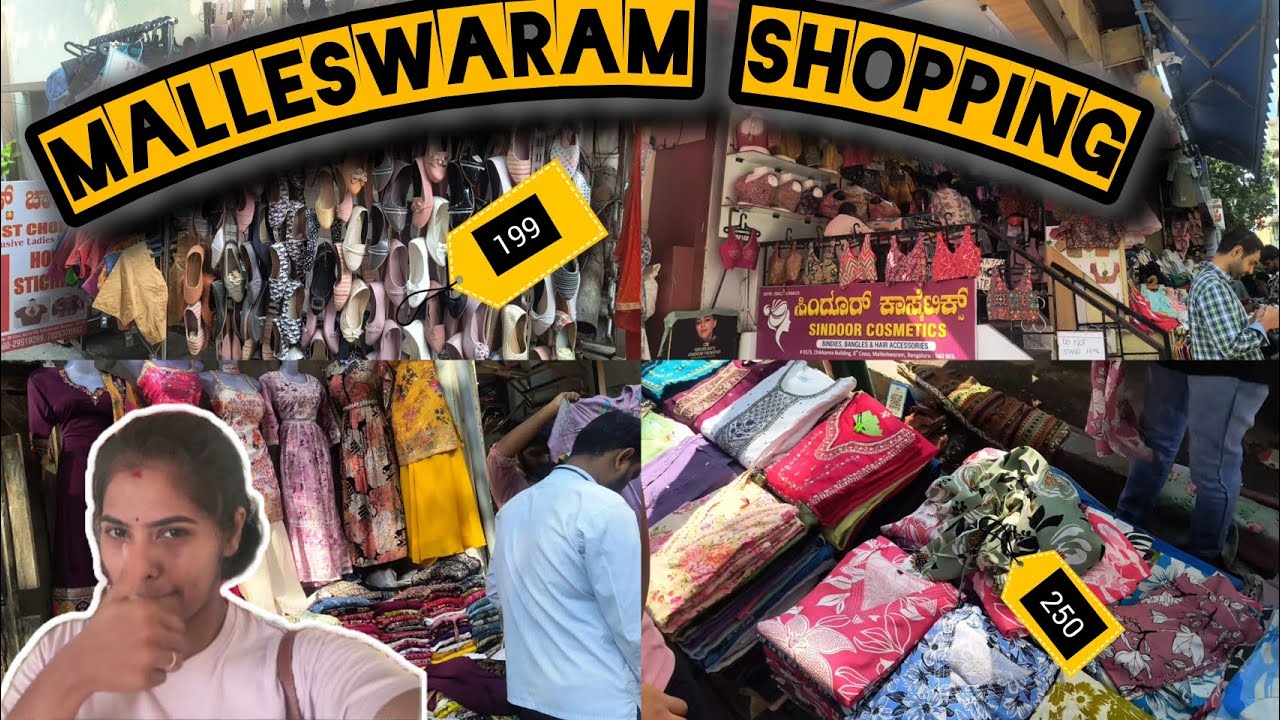 Malleswaram Shopping Street 🛍️