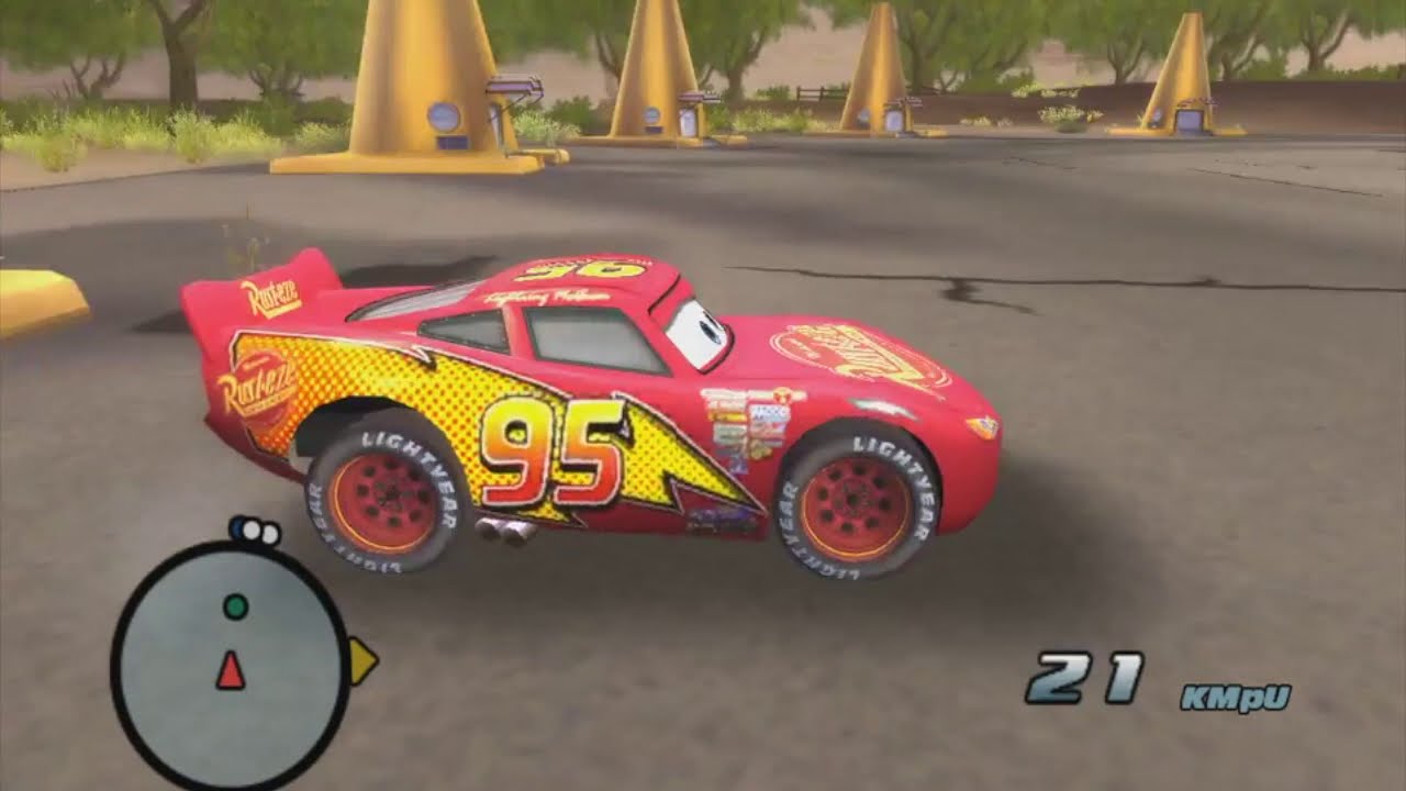 Cars PC: Hitting Cars with Mater & Lizzie S1E1