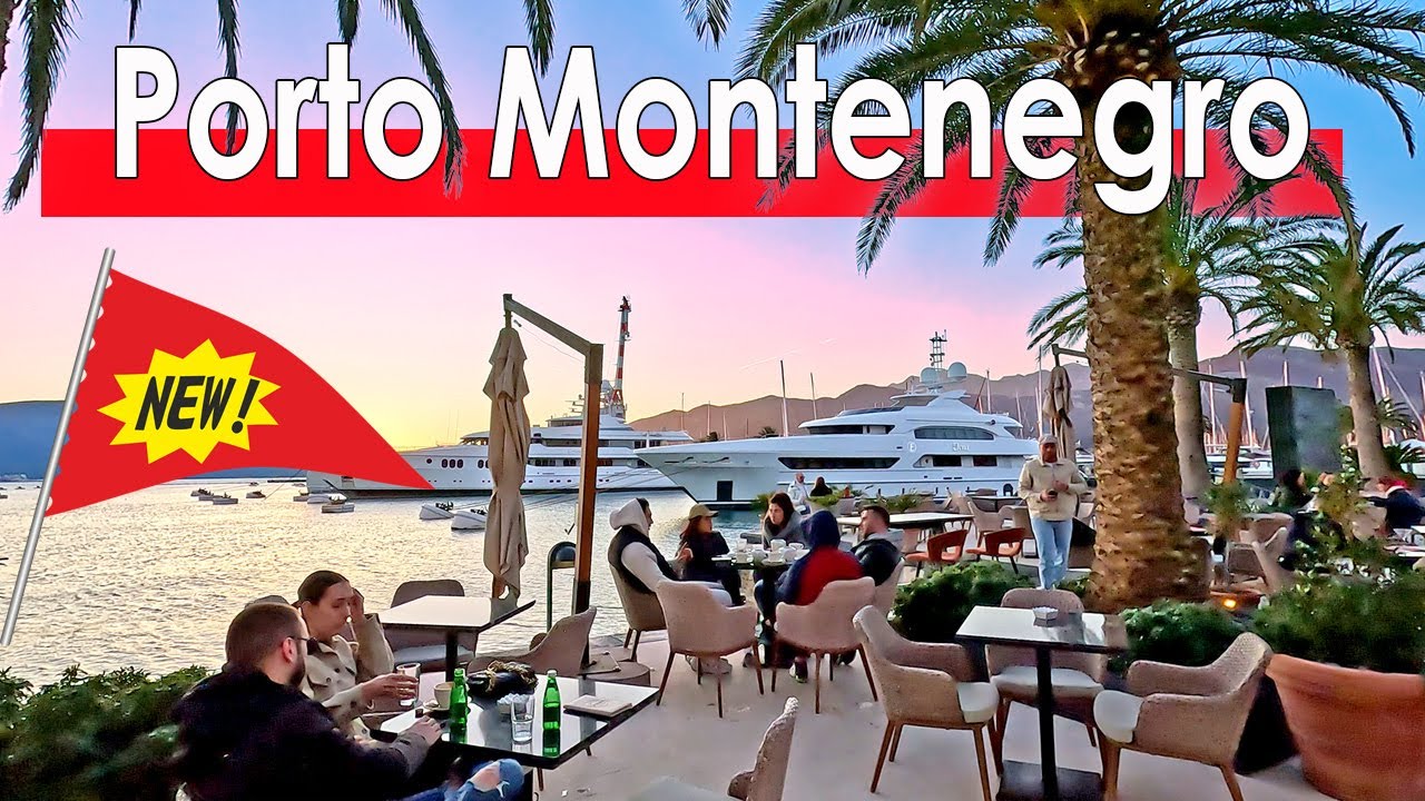 PORTO MONTENEGRO : THE PLACE TO BE SEEN - Ultra Luxurious, Indulgent & Glamorous - 4K
