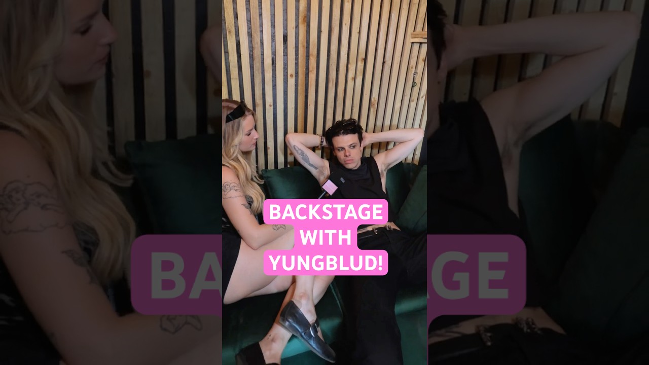 IT'S HERE! Backstage interview with @yungblud !!
