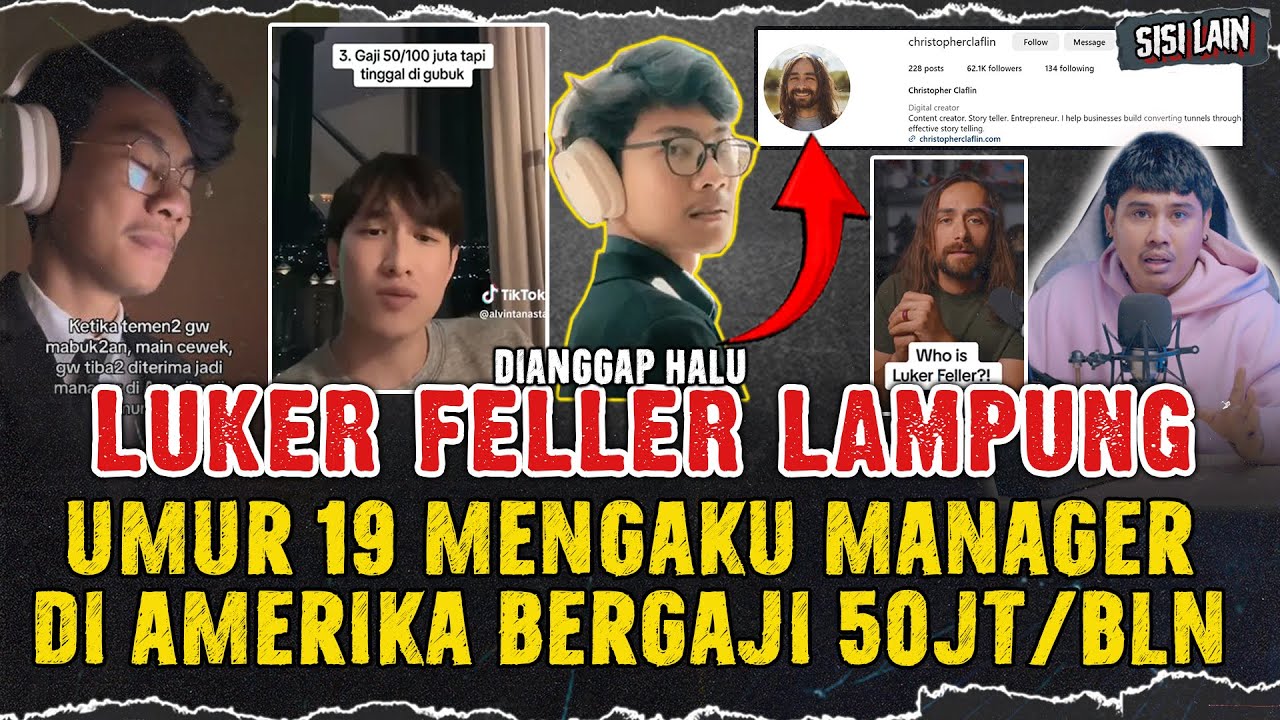 FAKTA LUKER FELER ! MENGAKU JADI MANAGER DI AMERIKA DENGAN GAJI FANTASTIS