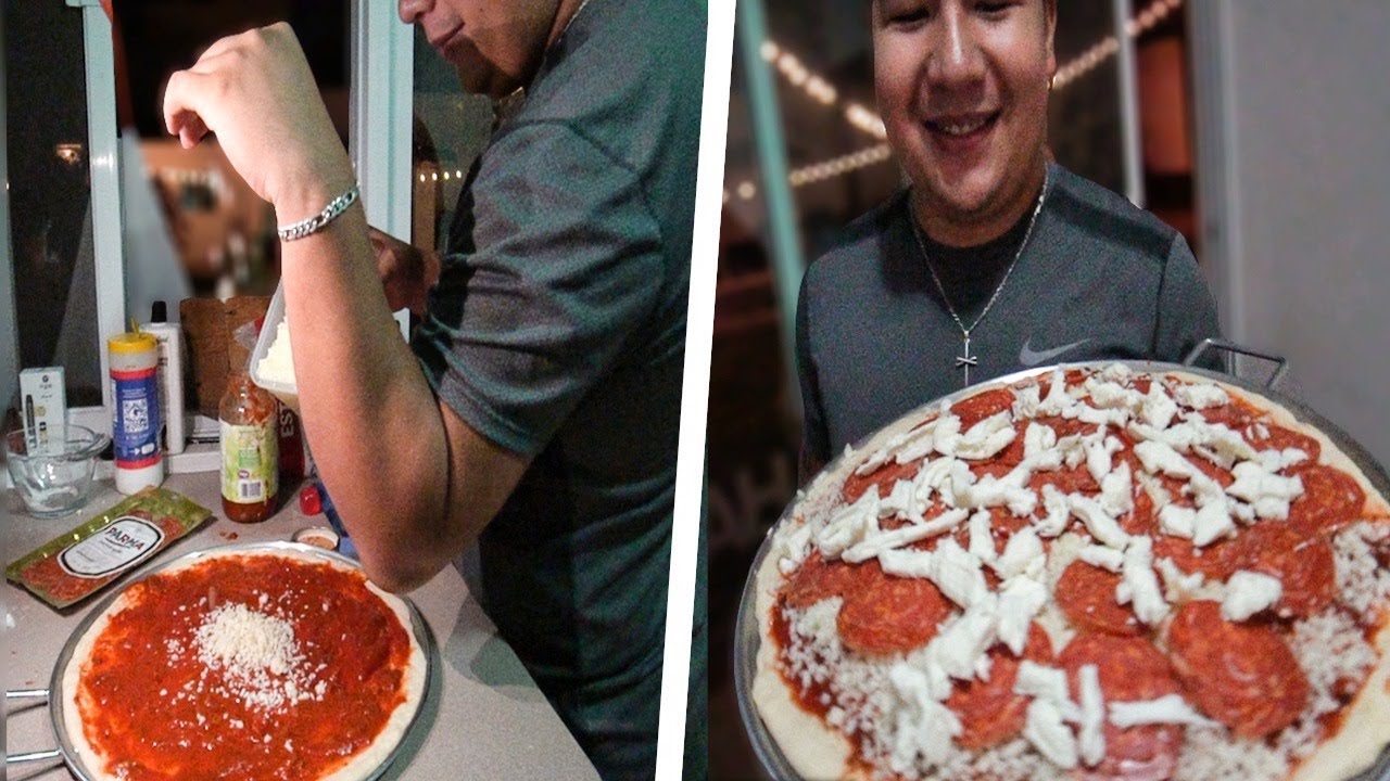 Haciendo una Pizza Super Deliciosa 🍕 *MIRA COMO ME QUEDO*