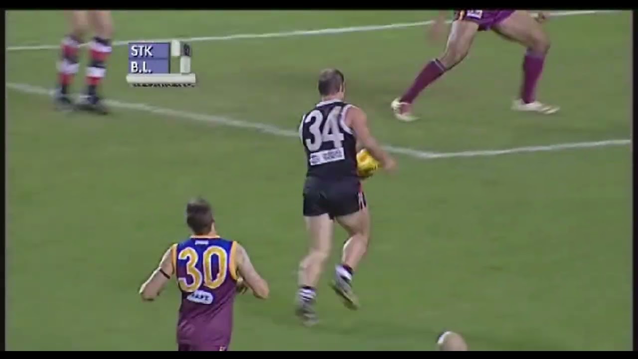 St Kilda Saints FC: 2004 AFL Premiership Highlights. Round 6, St Kilda v Brisbane, Docklands.