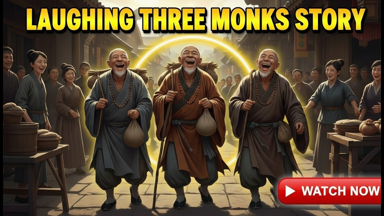 Laughing three monks #inspirationalstory #motivationalstory #lifelessons