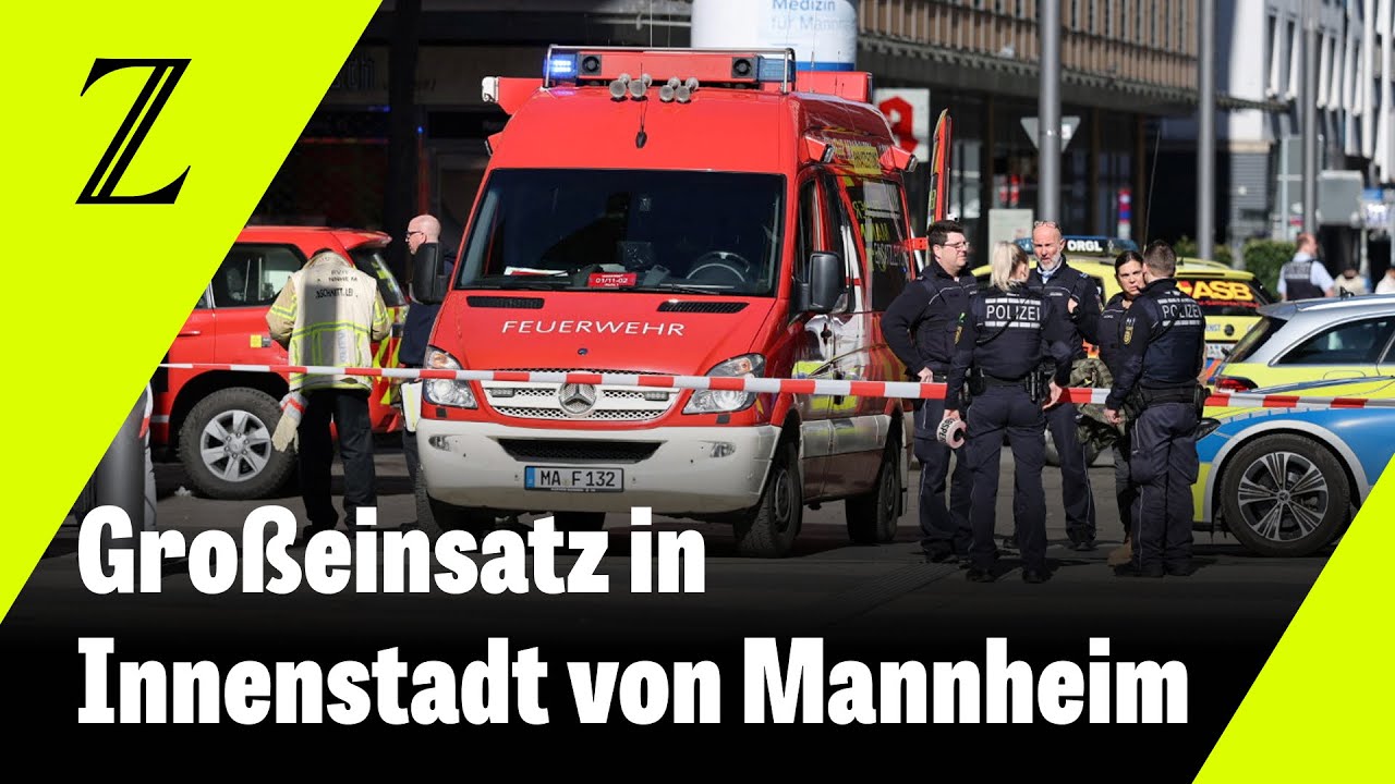 Mannheim: Auto in Menschenmenge gefahren