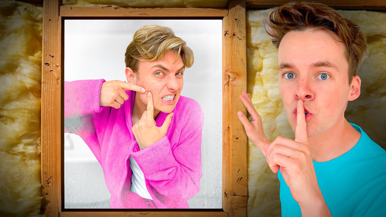 Living In My Best Friend's House For 100 Hours Without Him Knowing!