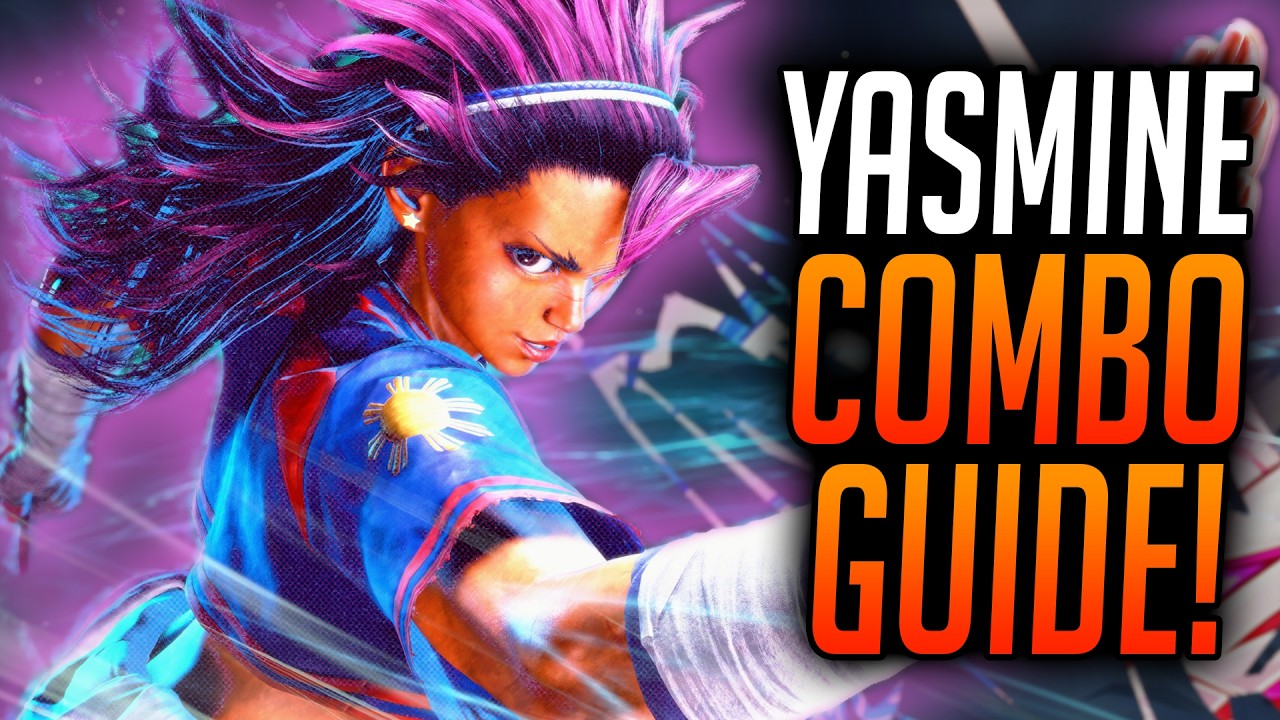 Street Fighter 6 Yasmine Combos Guide! Annotations & Timestamps