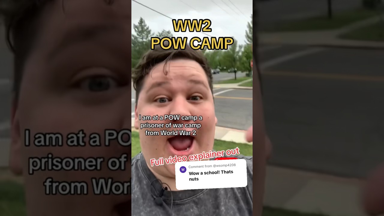 World War 2 POW camp #history #usa #historia #america #military #ww2 #army #wwii #worldwar2 #memes