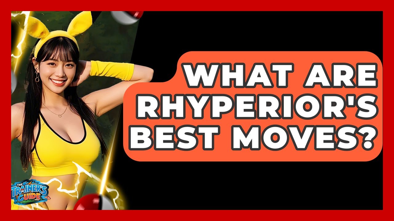 What Are Rhyperior's Best Moves? - The Trainers Guide