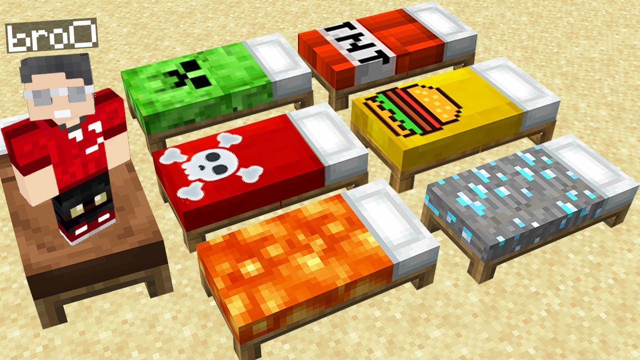 MİNECRAFT FARKLI YATAKLARLARDAN KAÇIŞ