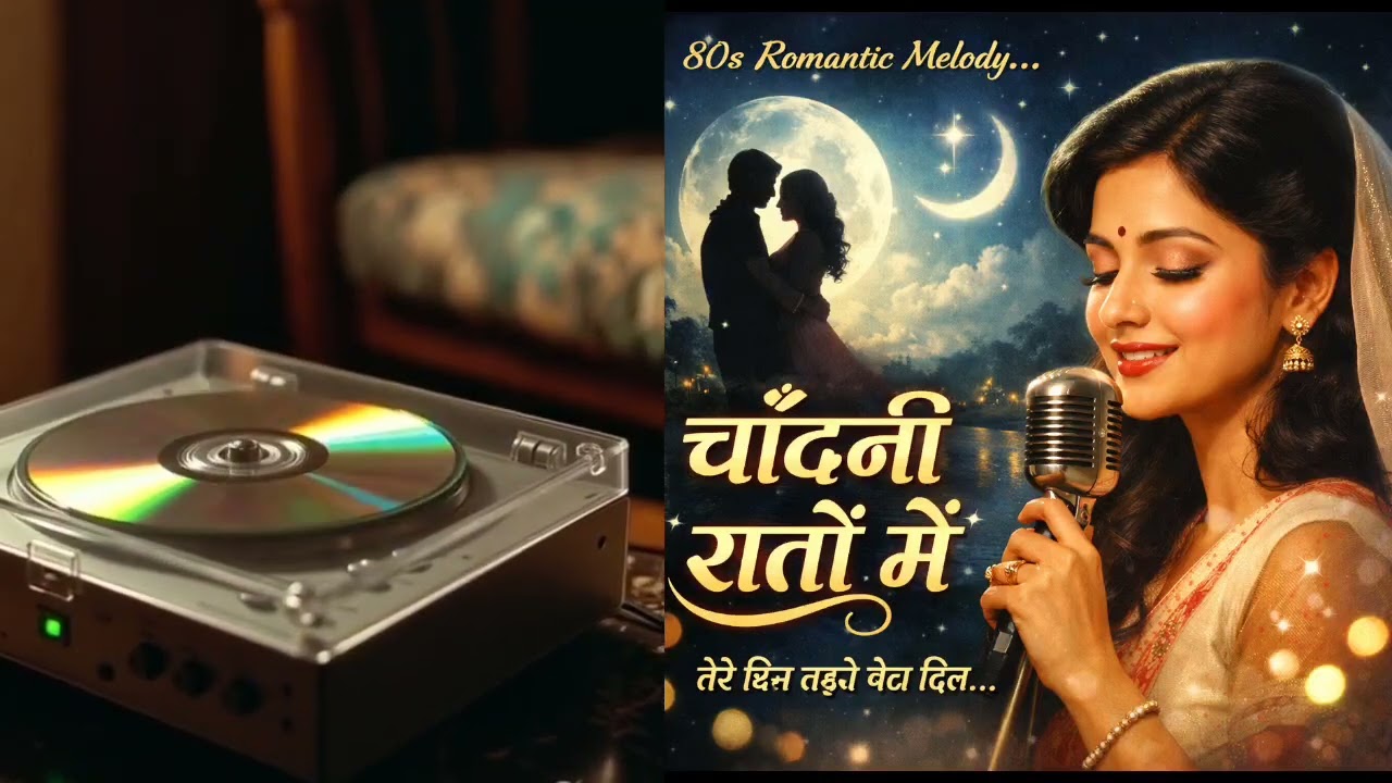 चाँदनी रातों में | 70s Romantic Melody | Female Version | Old Bollywood Style Song
