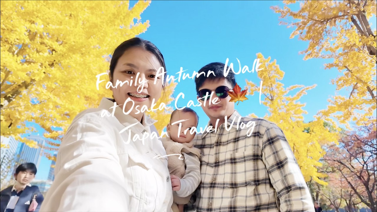 A Beautiful Autumn Day in Osaka Japan | Family Trip