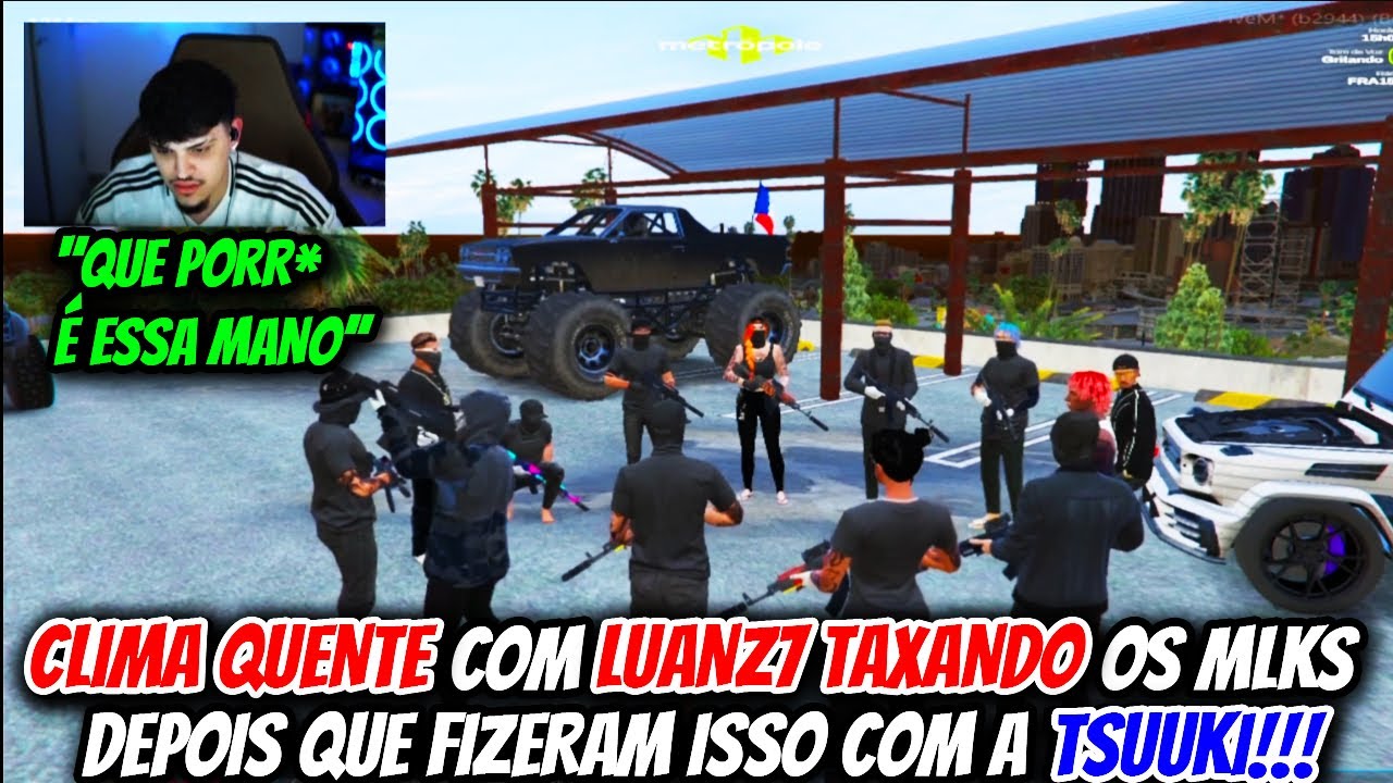 CLIMA ESQUENTOU COM LUANZ7 TAXANDO OS MLKS DEPOIS QUE FIZERAM ISSO COM A TSUUKI!!!