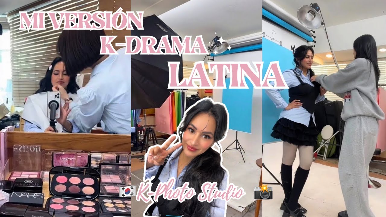 Creando mi versión K-Drama Latina en un K-Photo Studio en Seúl 🇰🇷