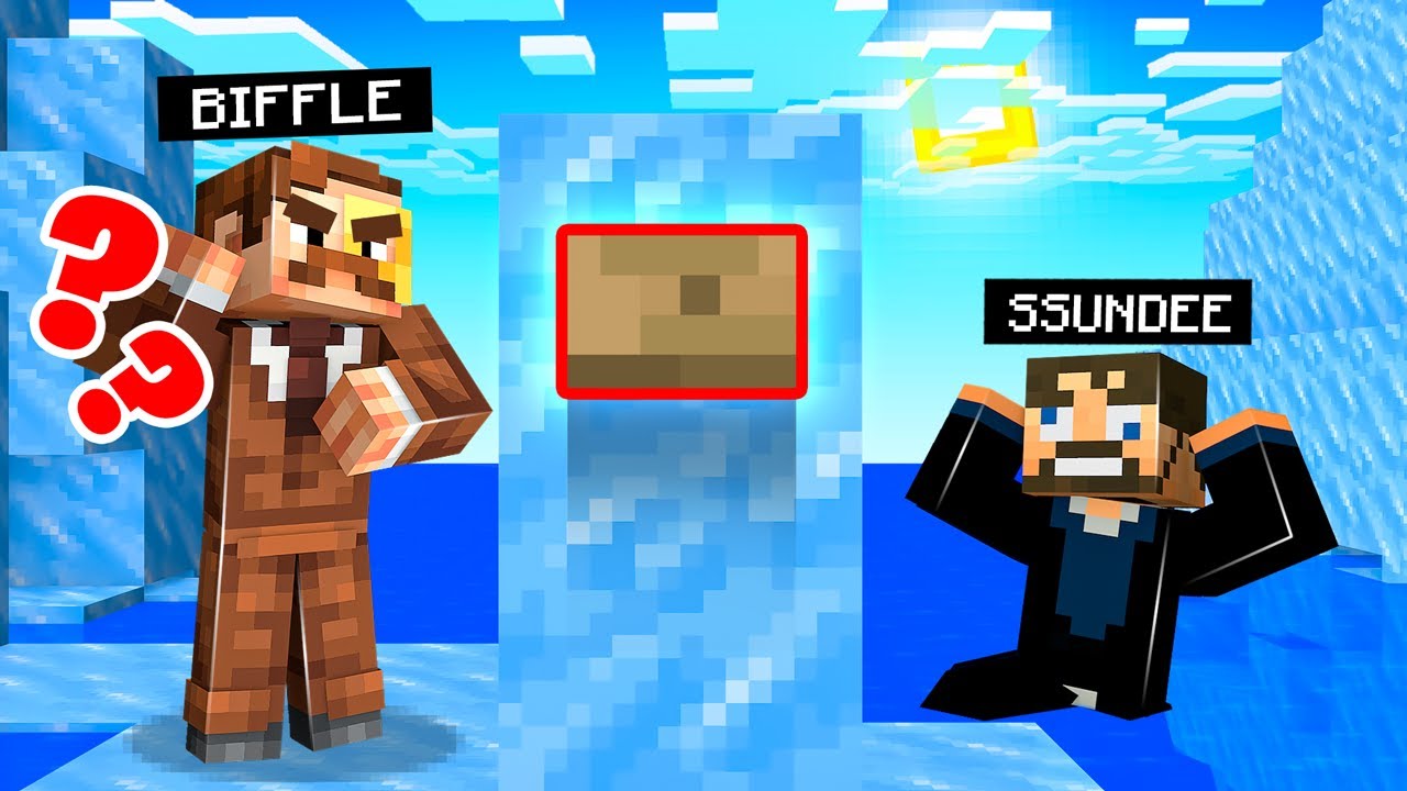 Spot The Invisible Button in Minecraft