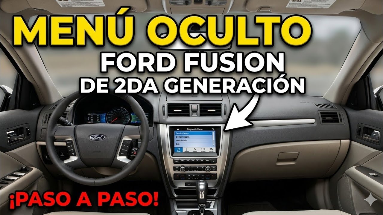 Menú oculto Ford Fusión 2010/2012