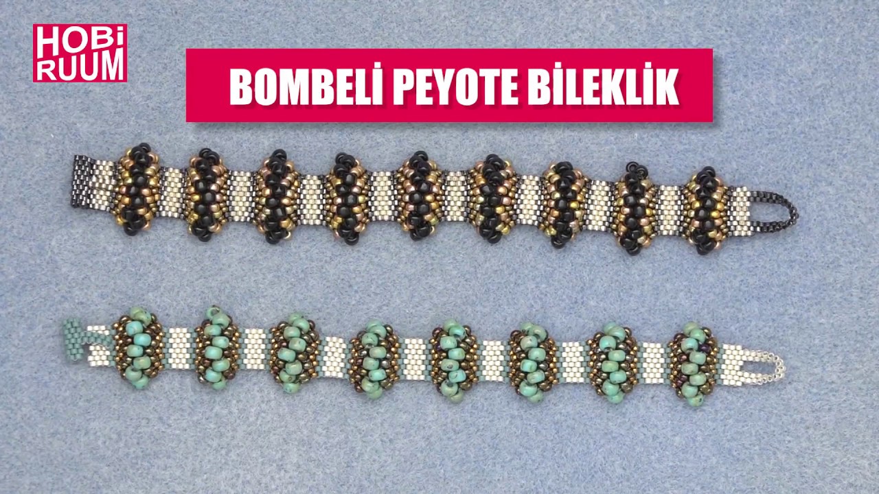 Bombeli Peyote Bileklik Yapımı #DIY #kendinyap