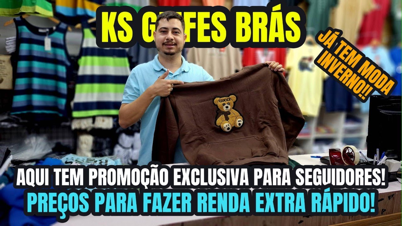 A FONTE DE CAMISAS DO BRÁS VOLTOU MELHOR AINDA! GANHE DINHEIRO AINDA ESTE MÊS! 💥