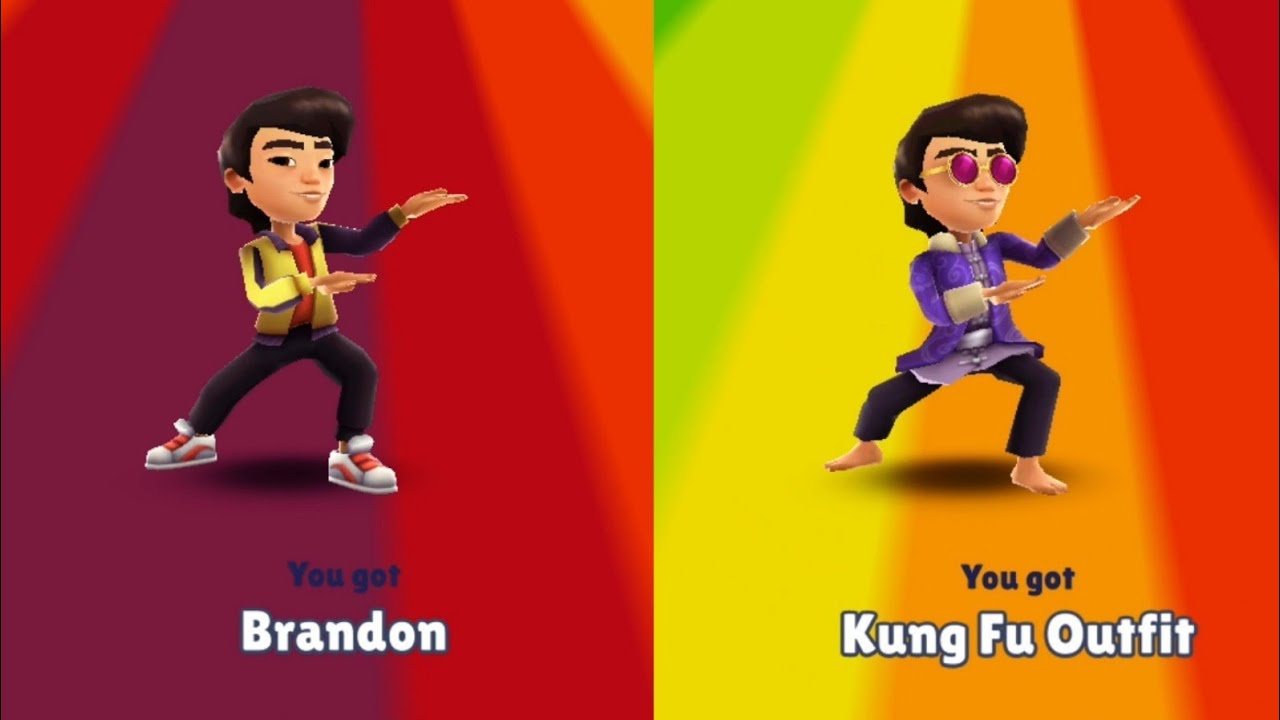 Subway Surfers Space Station Unlocking Brandon & Kung Fu Outfit