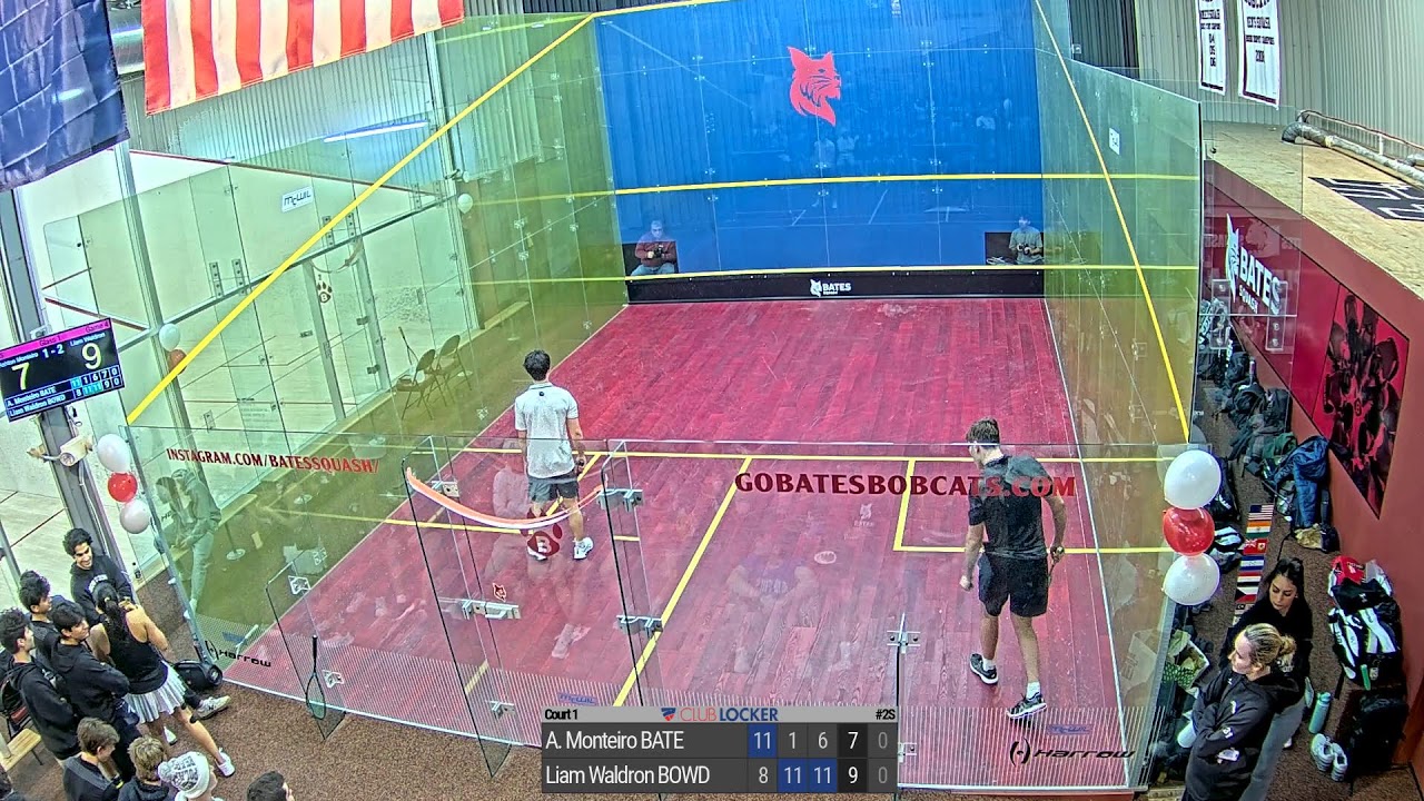 Court 1 public/Bates vs. Bowdoin (Men)