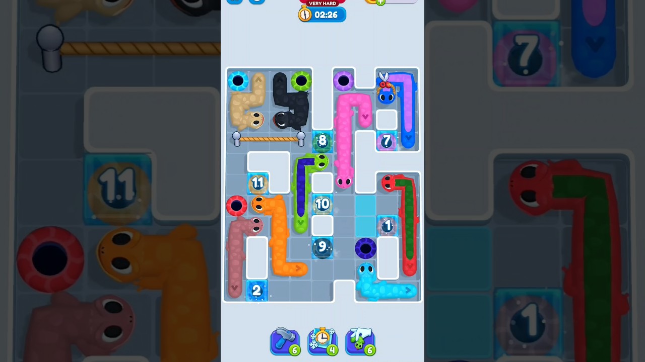 Gecko Out Very Hard Level 95 gameplay #geckoout #veryhardlevel #puzzlegames #games