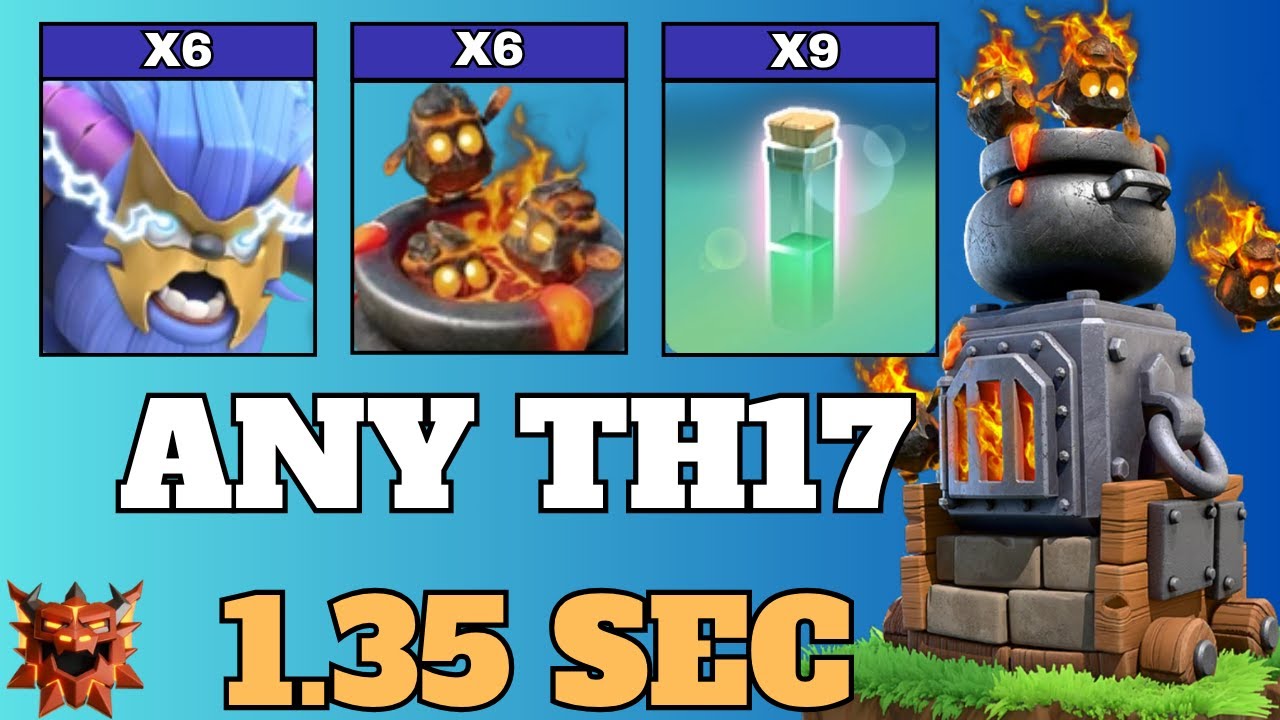 SUPER YETI + FURNACE ATTACK STRATEGY (CLASH OF CLANS) | TH17 ATTACK STRATEGIES |