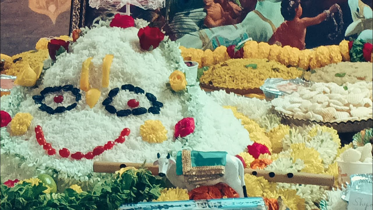 Govardhan Puja | ISKCON | Kartik Deep Daan | Chapan Bhog | Giriraj Maharaj | #minivlog #youtube