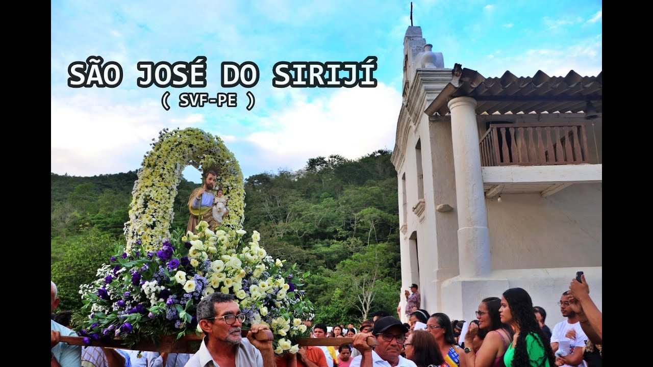 PROCISSÃO DE SÃO JOSÉ DO SIRIJÍ EM SÃO VICENTE - PE.
