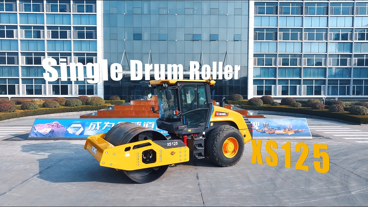 🚜 XCMG XS125 Single Drum Roller | Powerful, Intelligent Compaction