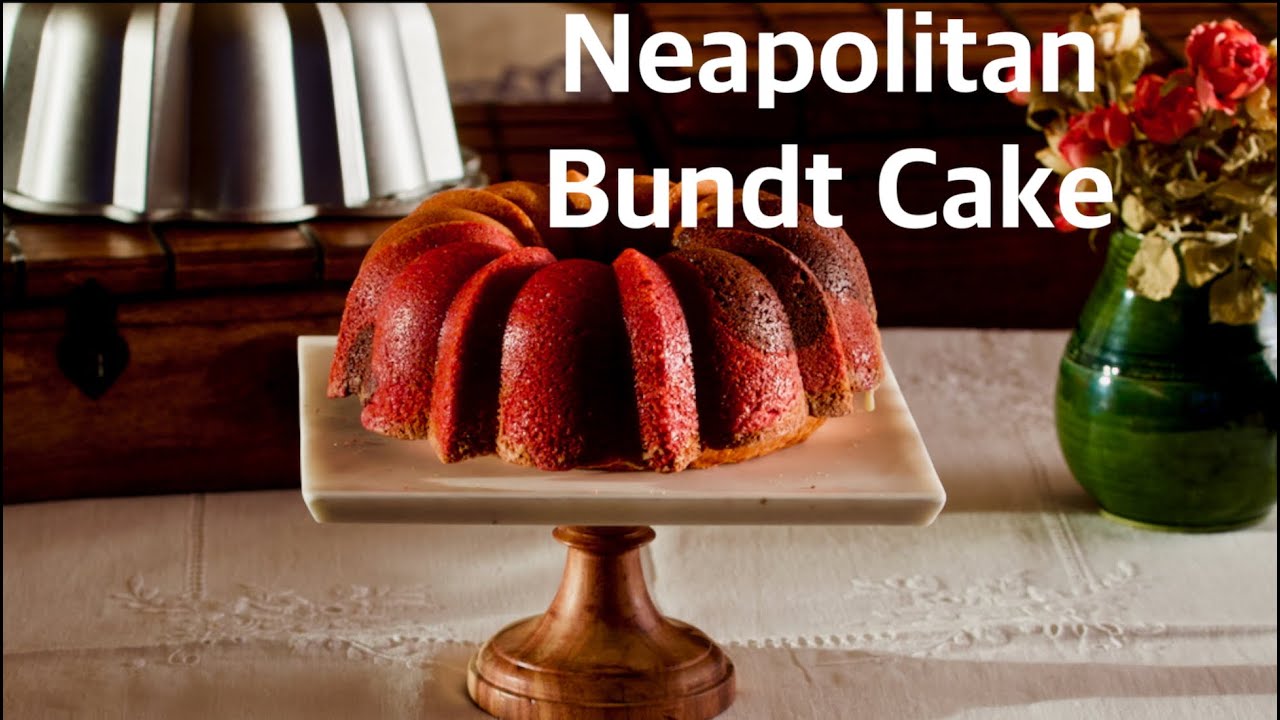 Neapolitan Bundt Cake