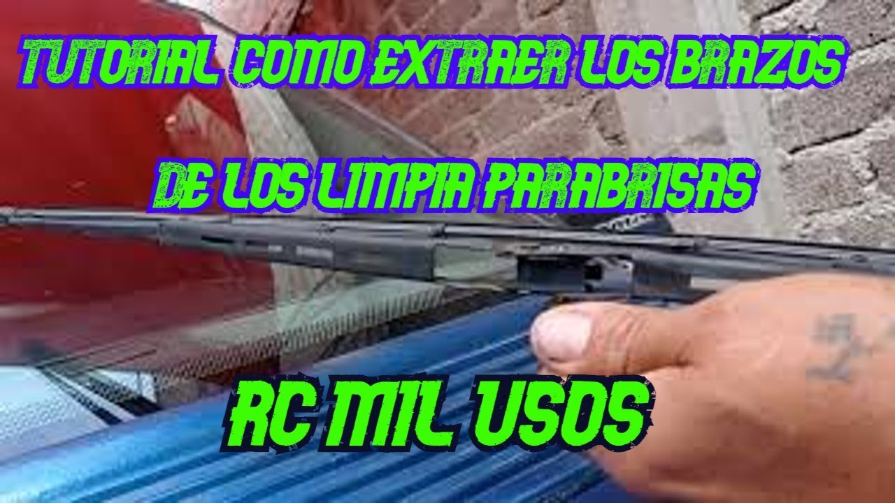 💥como quitar y poner los brazos de los limpiadores de los parabrisas rápido y sencillo ⚡✨