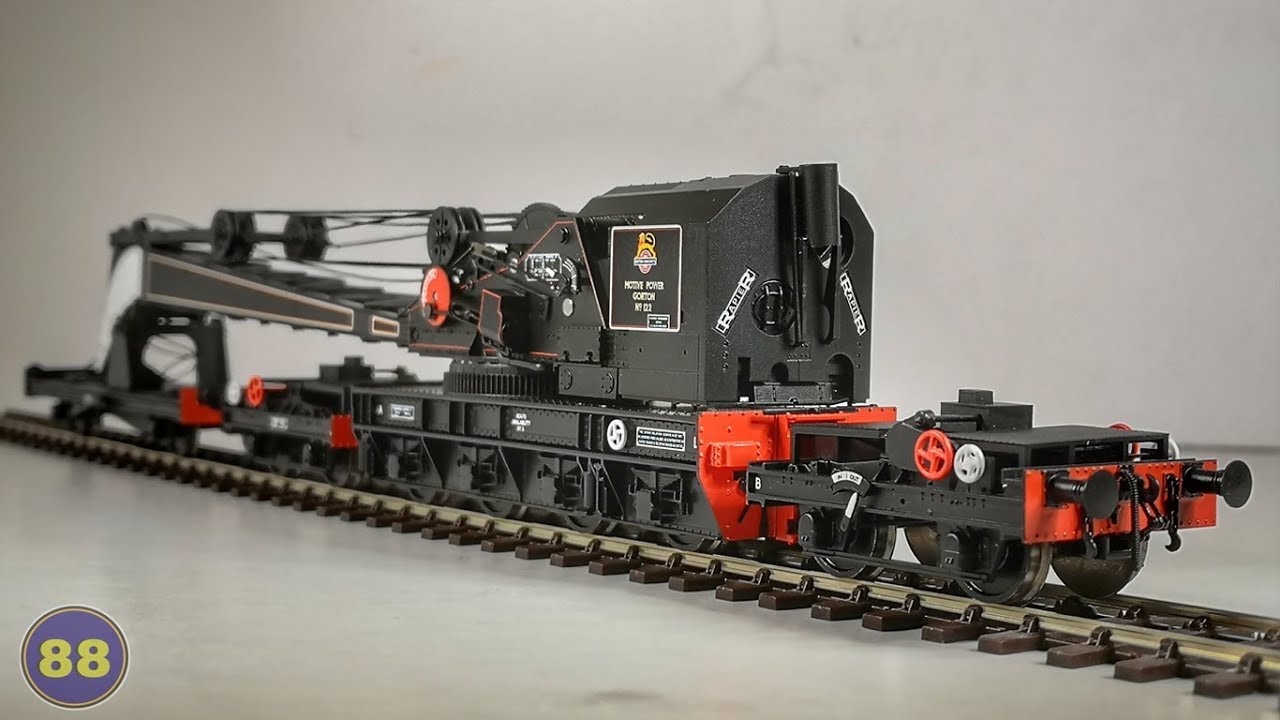 Bachmann Ransomes & Rapier 45 Ton Steam Crane - 00 Gauge - Model Railway