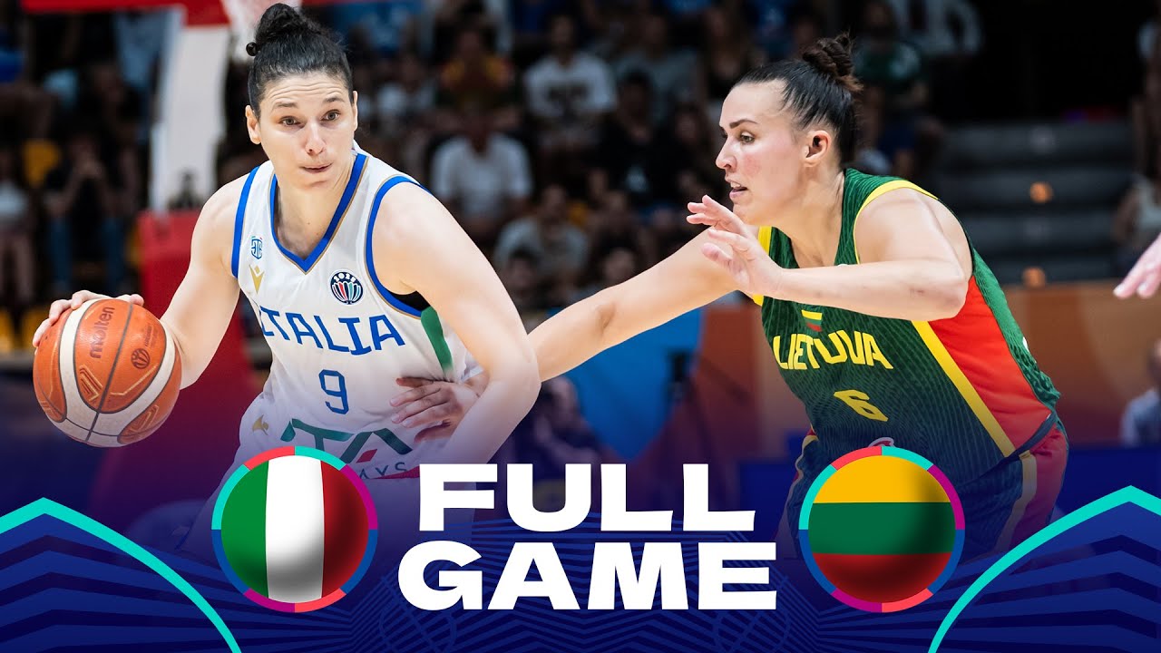 Italy v Lithuania | Full Basketball Game | FIBA Women's EuroBasket 2025