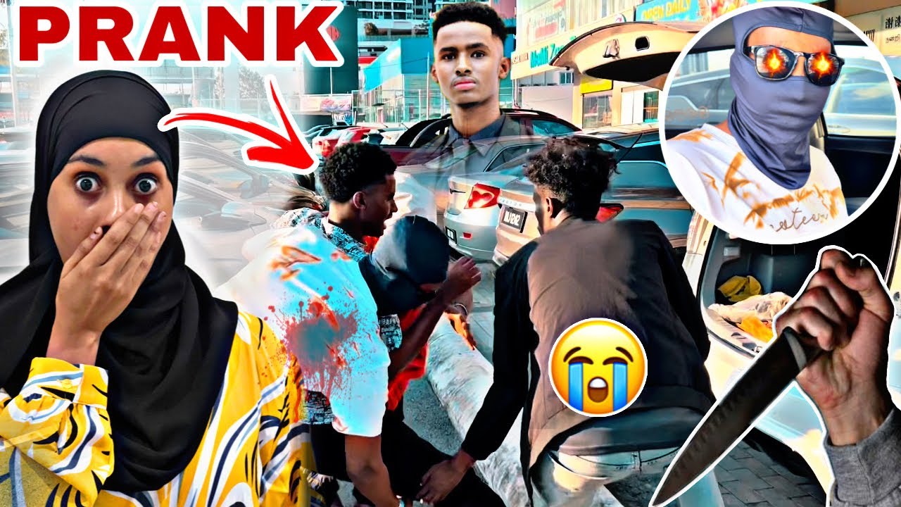 PRANK KII UGU NAXDINTA BADNA OO AN LOOSEY KUSAMENAY ANIGA IYO SAMIYA 😳🔪