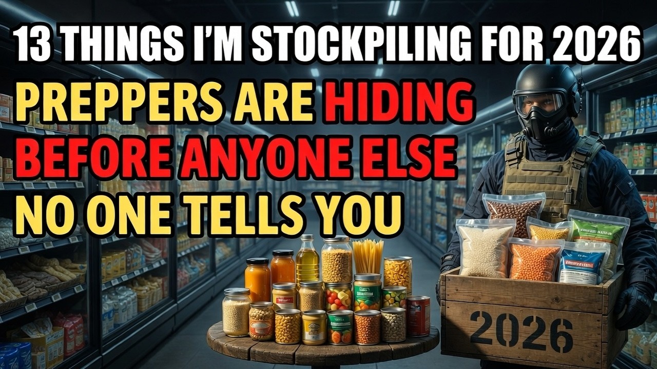 13 Items to Buy in BULK Before 2026 Shortages Hit (Most Preppers Miss #7)