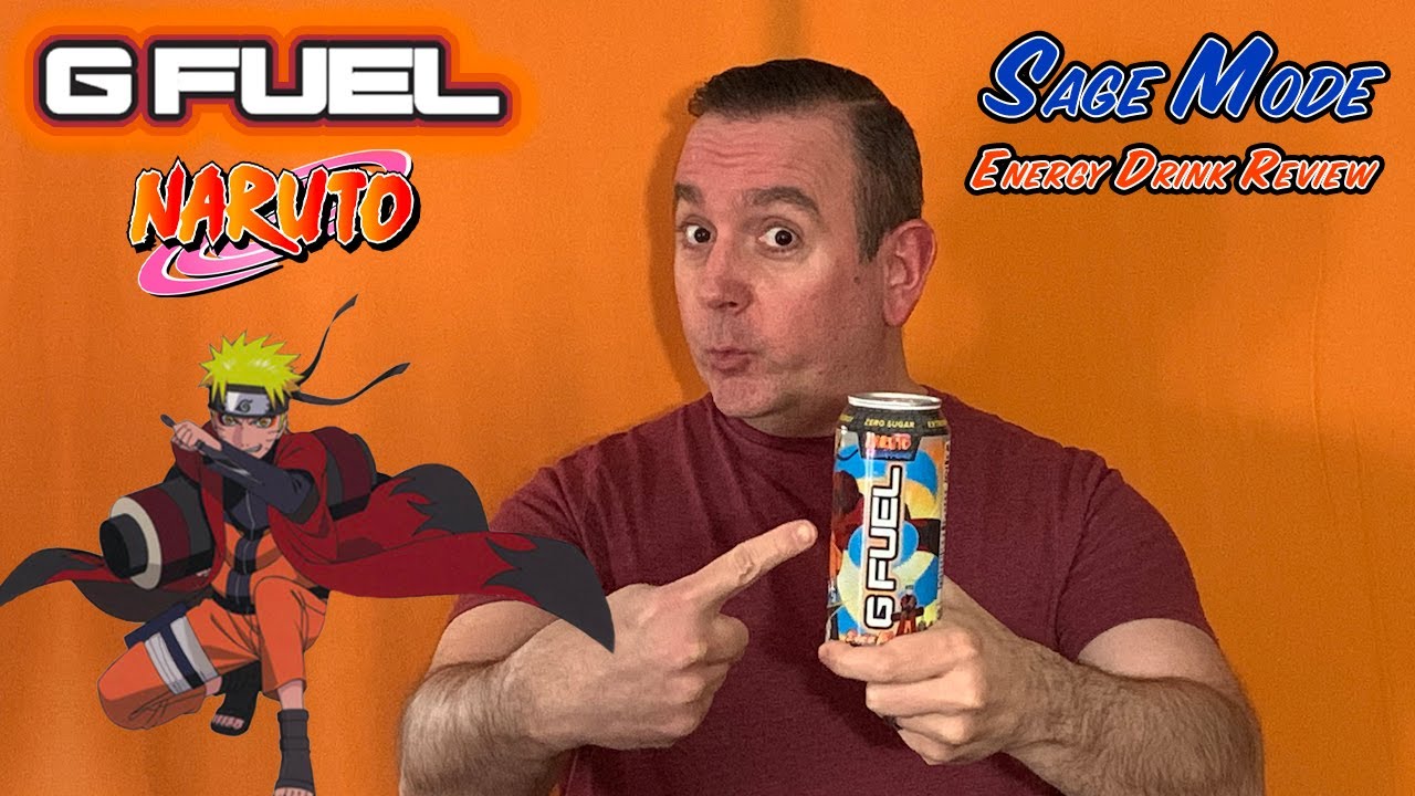 GFuel Naruto Sage Mode Energy Drink Review. GFuel Sage Mode Naruto Can.
