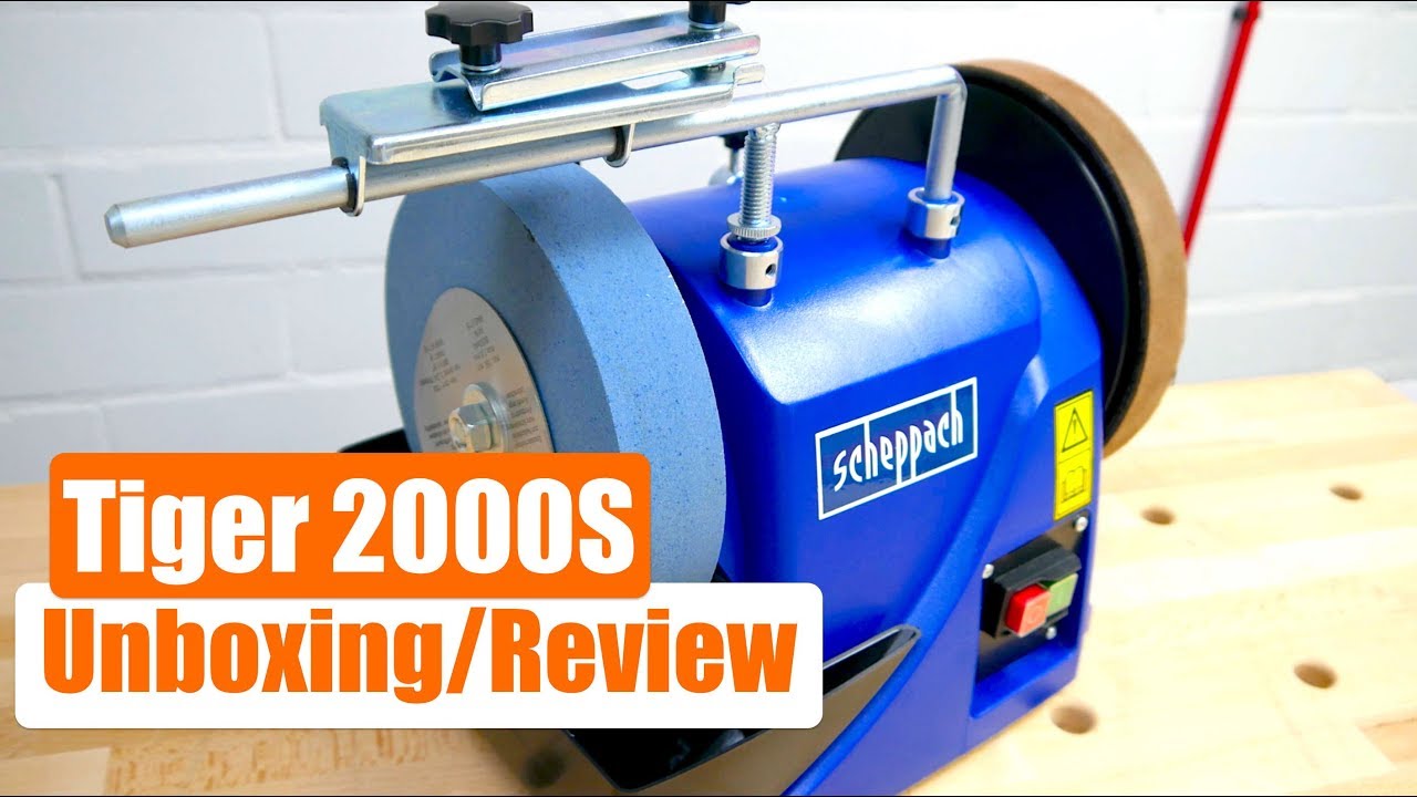 Unboxing - Review - Nassschleifer  Scheppach Tiger 2000S - TEST