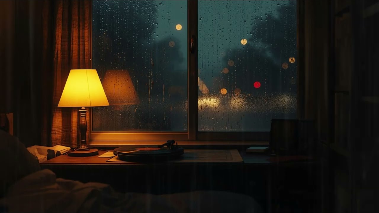 Soft Vinyl Memory 🌧️ 78 BPM Lofi Rain Study Music | Cozy Night Focus
