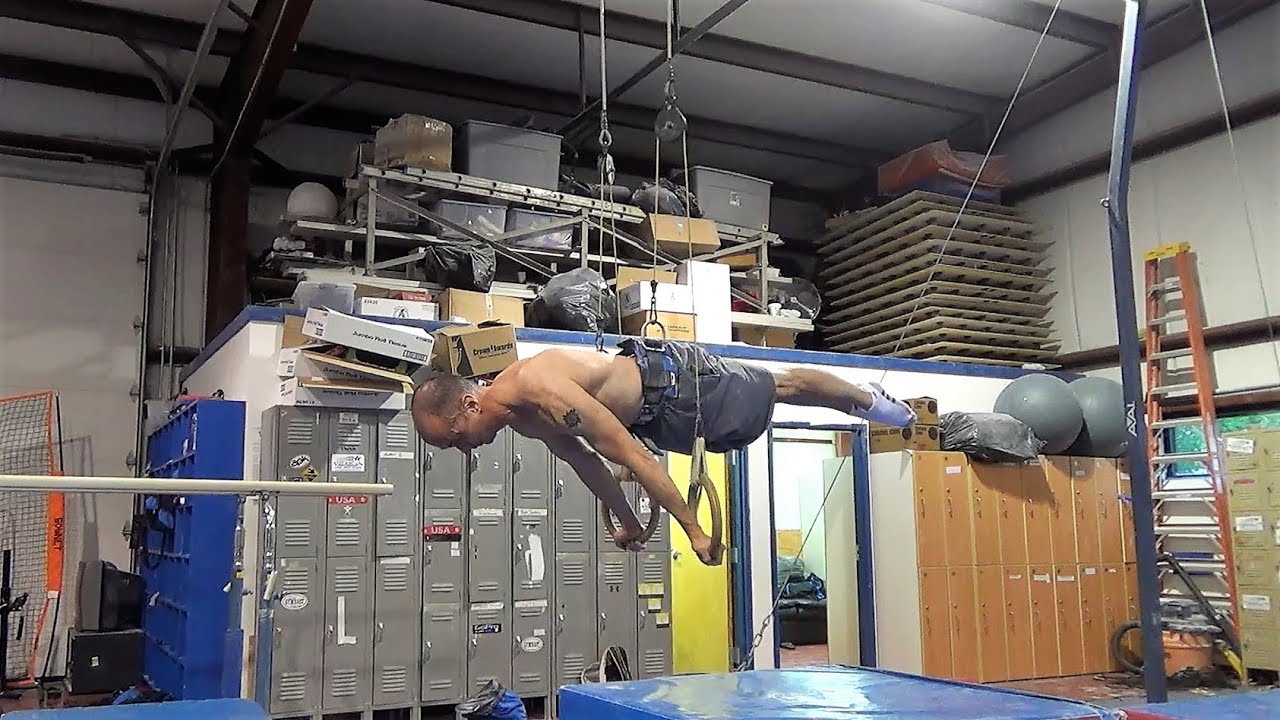 STILL RINGS AND DREAM MACHINE WORKOUT - At All American Gymnastics 4K