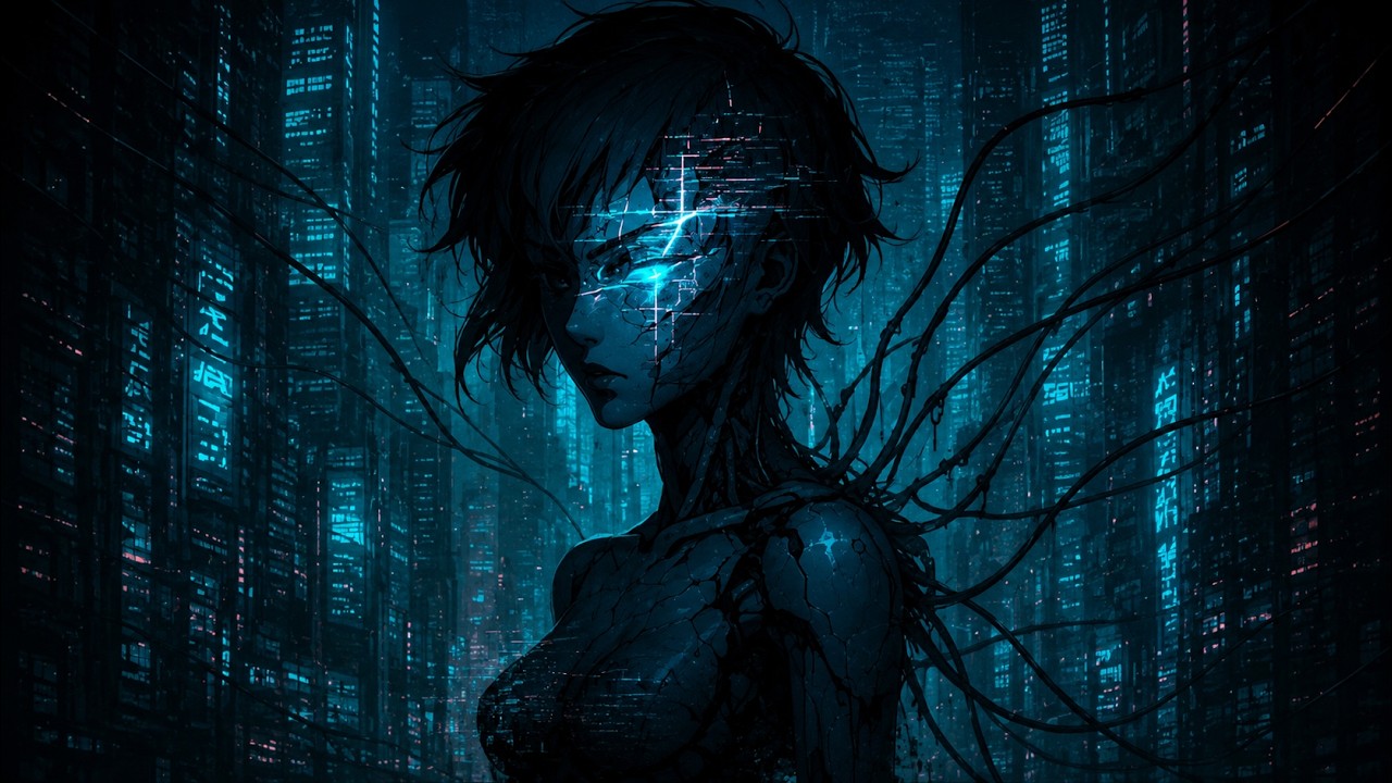 Ghost in the Shell – Glitchcore Cyberpunk Trap | Identity Collapse Anthem