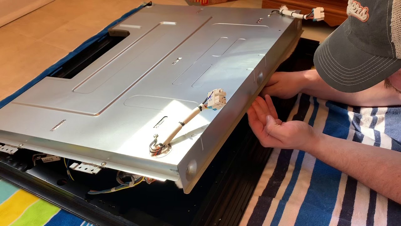 Как заменить варочную панель на электрической плите Samsung Модель № (NE58F9500SS/AA) Артикул № (...
